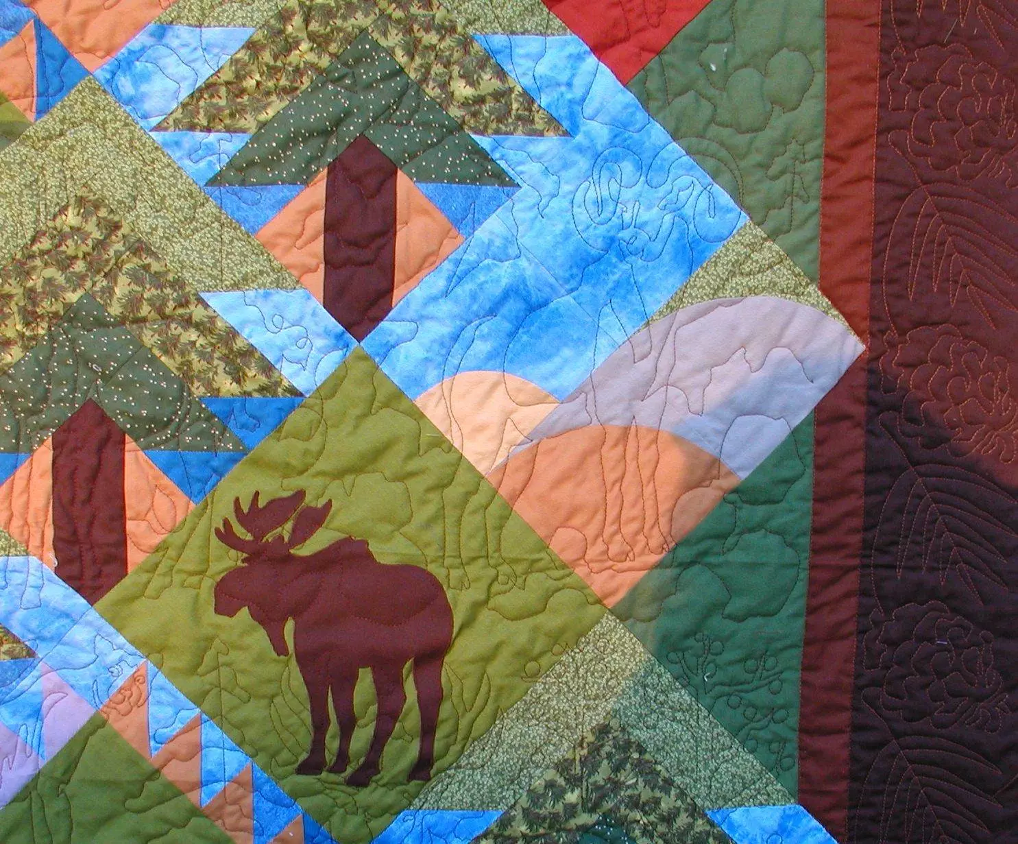 Backwoods Pine Quilt Pattern MeadowLyon Designs