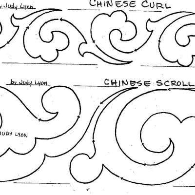 Chinese Scroll 4 1/2