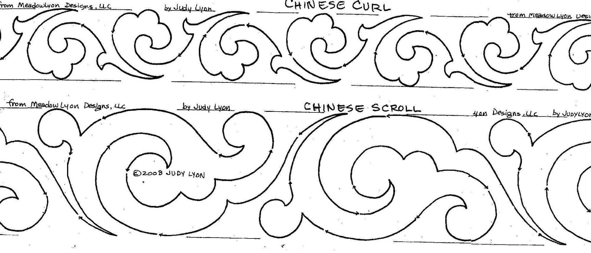 Chinese Scroll 4 1/2