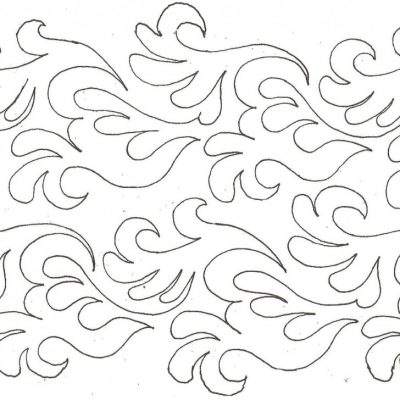 Frothy Seas 2 rows of 8