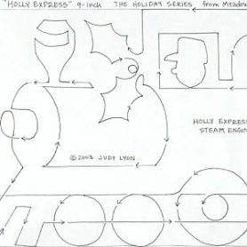 Holly Express    Border Pattern or 9