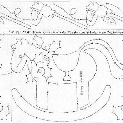Holly Horse with Stick Horse Sashing 8