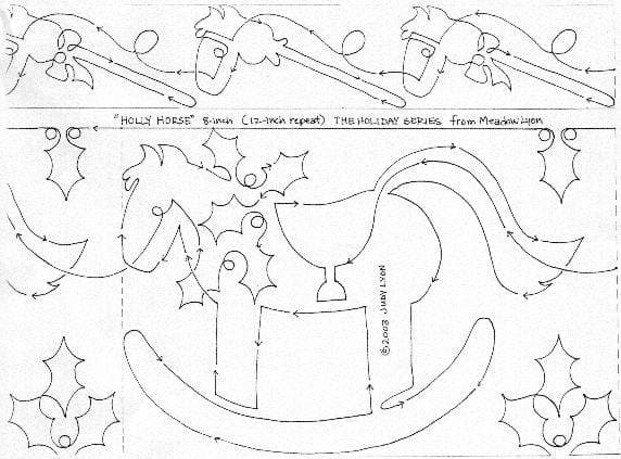 Holly Horse with Stick Horse Sashing 8