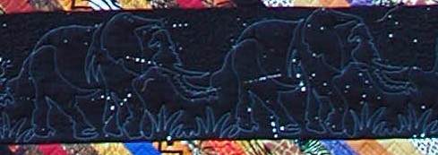 Elephants on the Run #1160-4 4