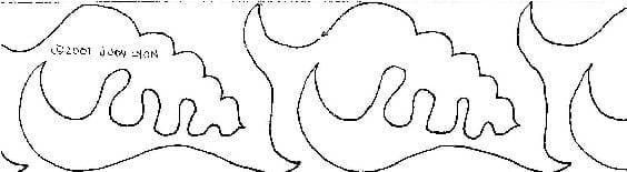 4 Little Patterns: seashells, leaves, pumpkins and mice 2 1/2