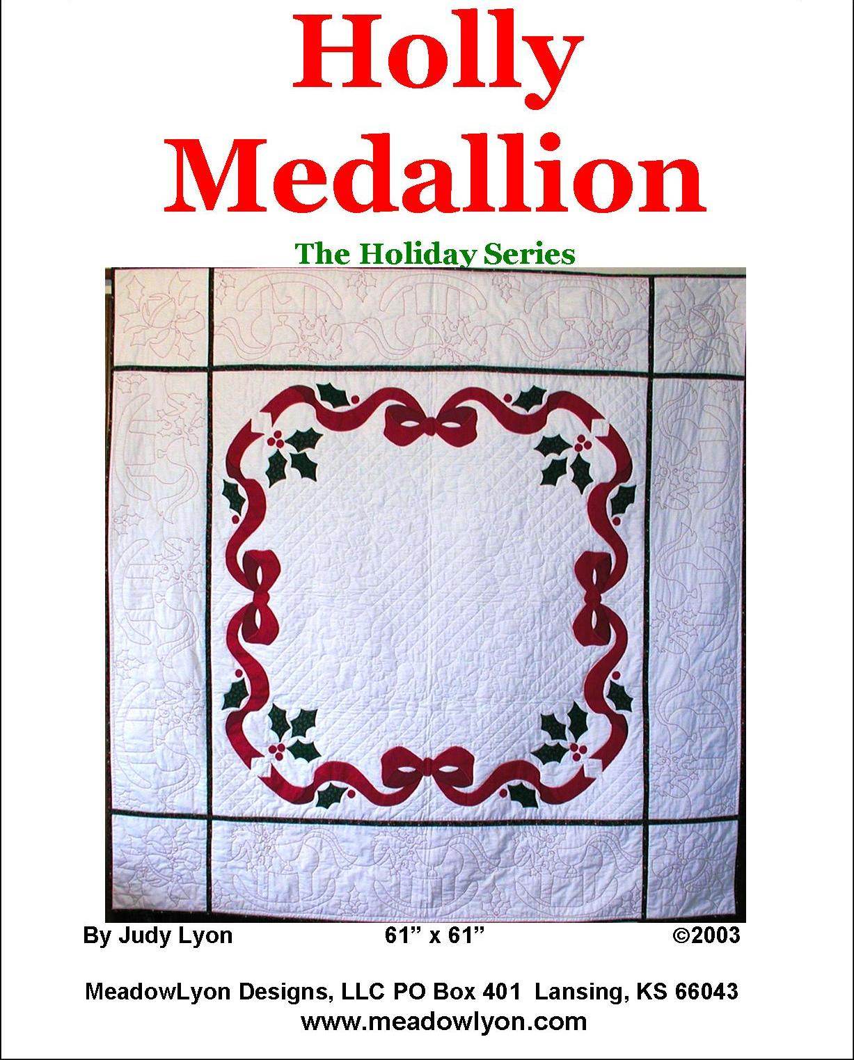 Holly Medallion Quilt Pattern