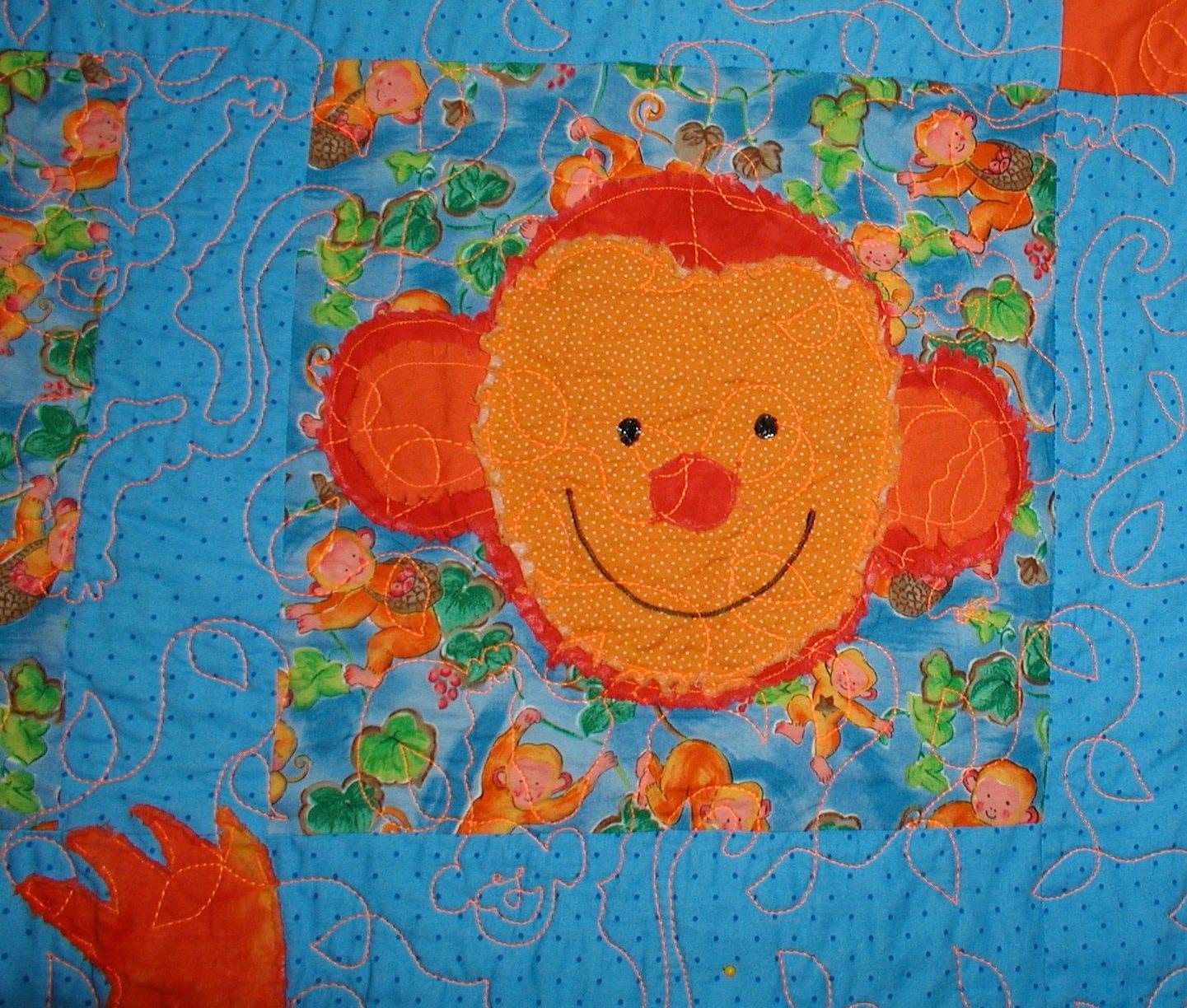 Monkey Fun Quilt w/ Sockey Monkey variation - Image 2