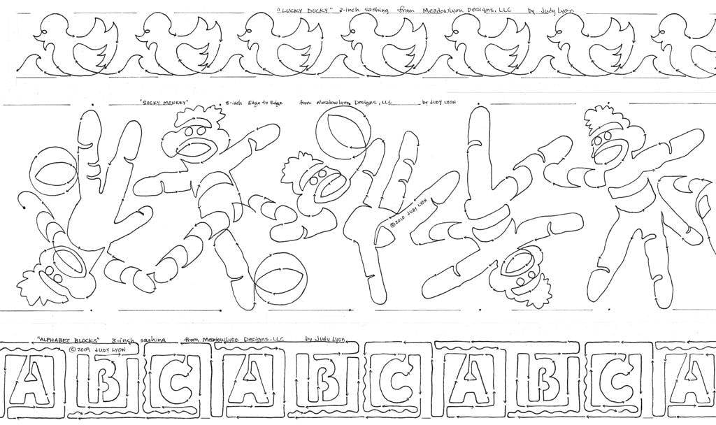 Monkey Fun Quilt with Socky Monkey variation PDF - Image 8