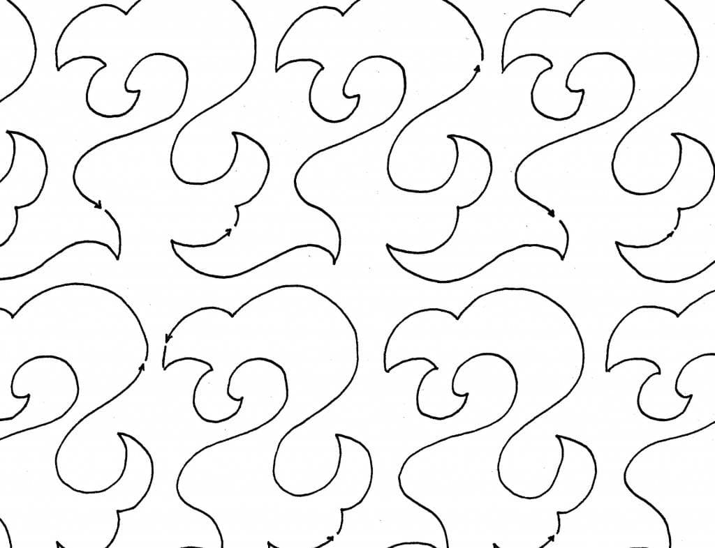 seafoam double row