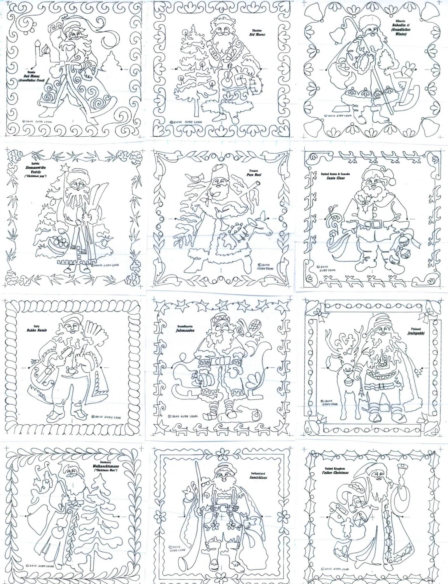 SANTA around the WORLD BOOK I: The European Tradition 12