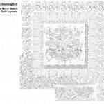 rose whole cloth layout ideas