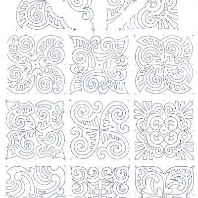 Maori Moko Blocks