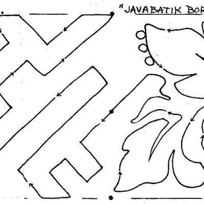 Java Batik Border 5