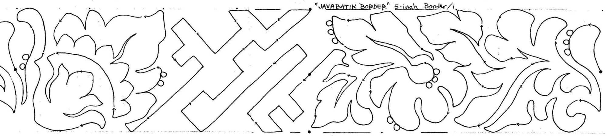 Java Batik Border 5