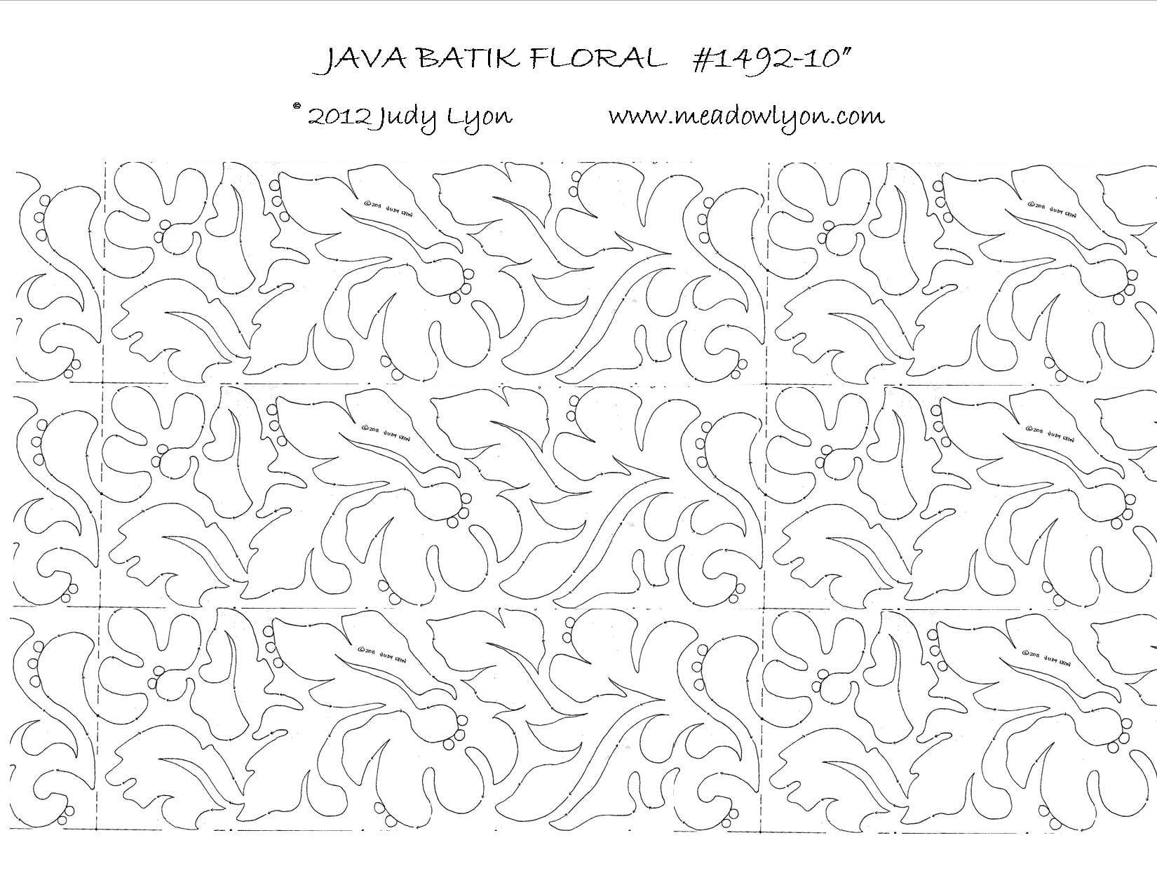 Java Batik Floral 10