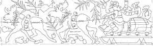 Rustic-Santas-northwoods-sleigh