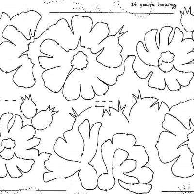 Cactus Flower 2 rows 6.5 Interlocking