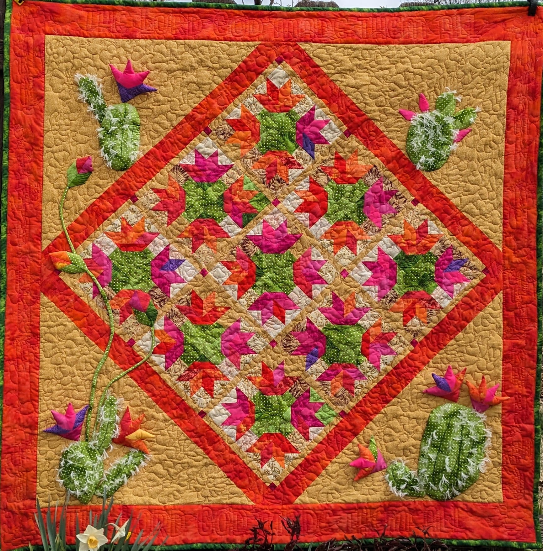 Cactus Flower 2 rows 6.5 Interlocking - Image 6