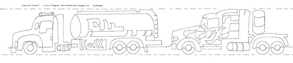 Truckin' Along Pictogram - Image 2