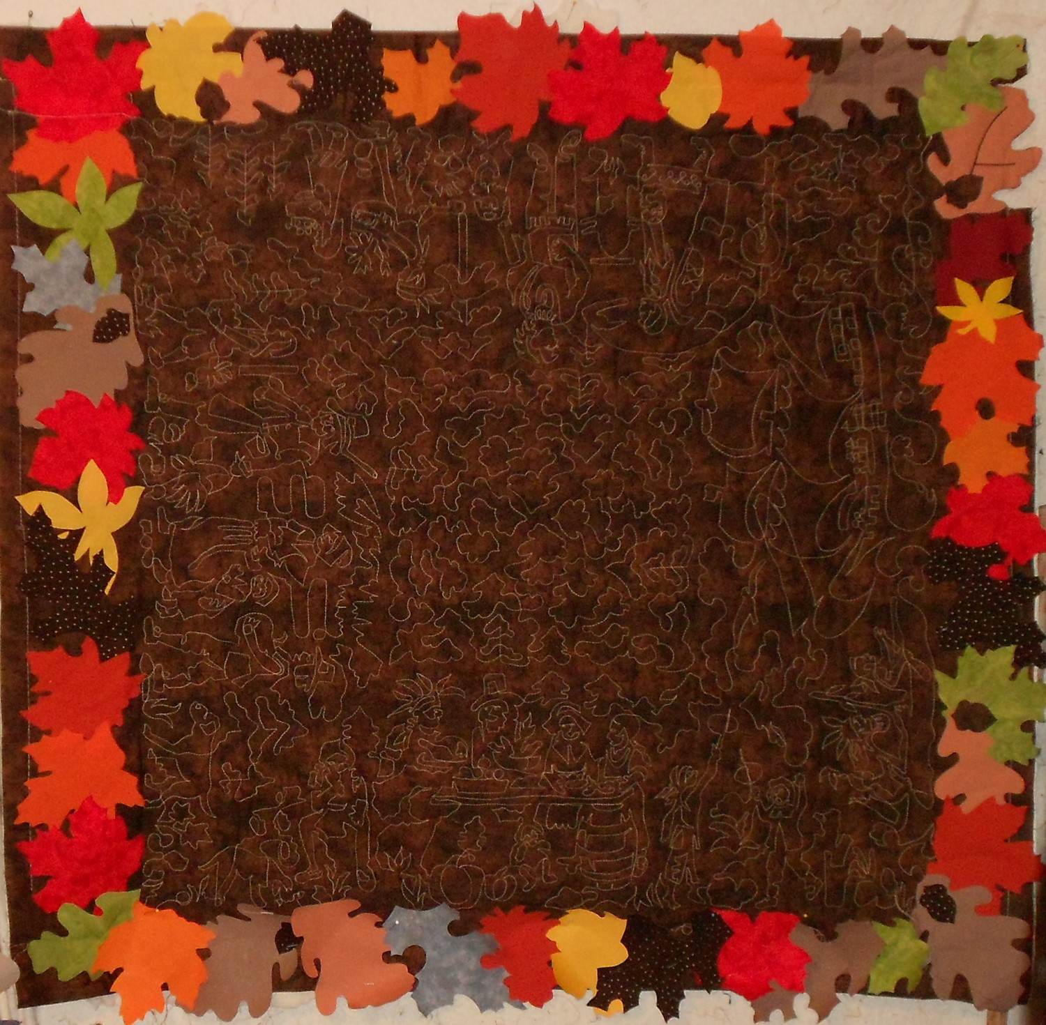 Thanksgiving Table Topper Quilt Design - Image 3