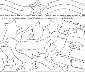 liberty birds 1 repeat w corner & sash snippet erased lines