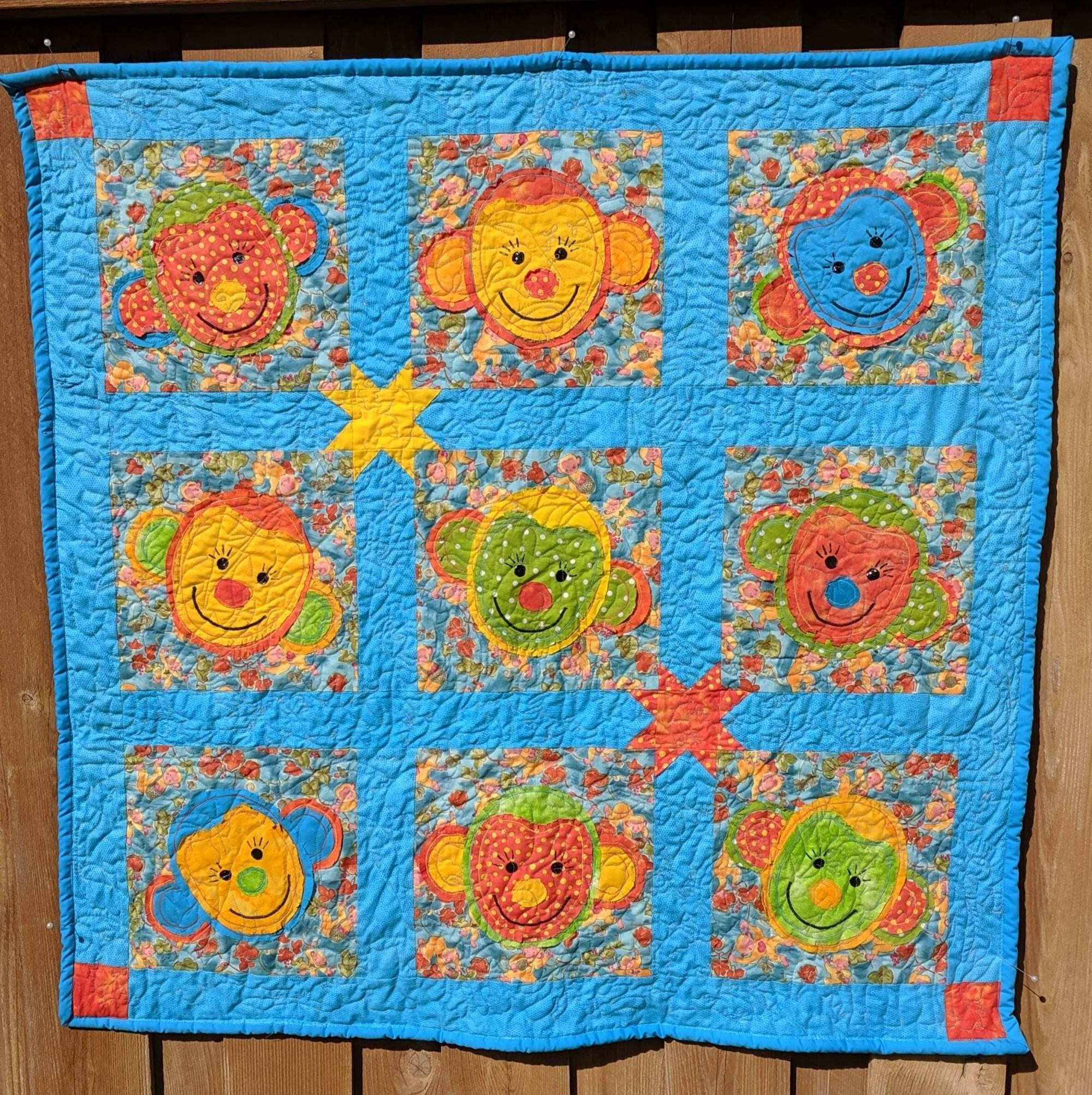 Monkey Fun Quilt w/ Sockey Monkey variation - Image 8
