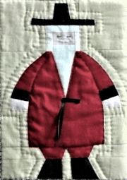 Korean Santa Quilt Block PDF - Image 2