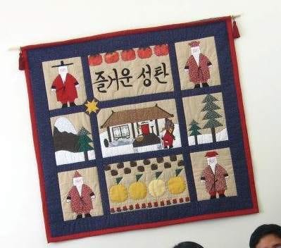 Korean Santa Quilt Block PDF - Image 4