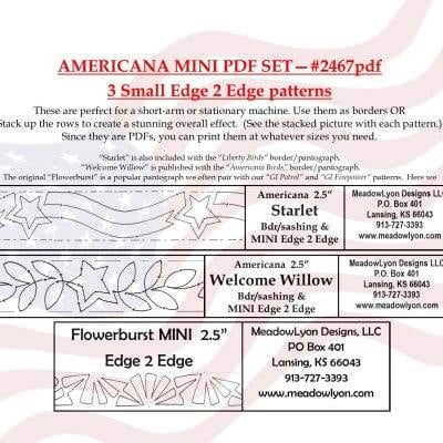 Americana Mini PDF Set