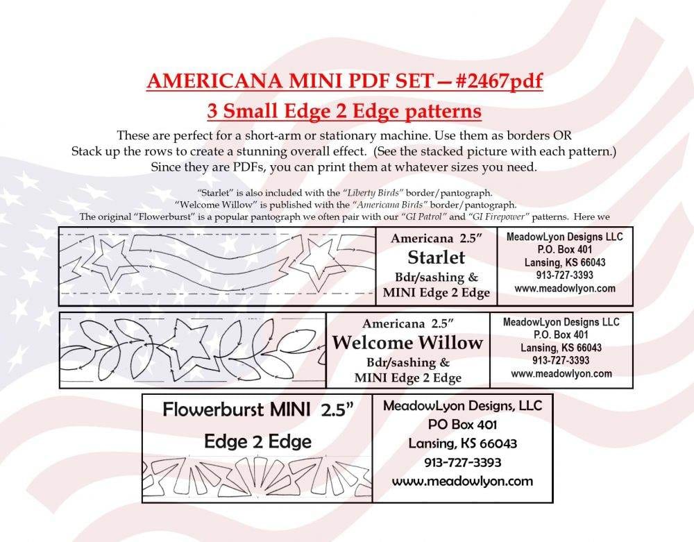 Americana Mini PDF Set