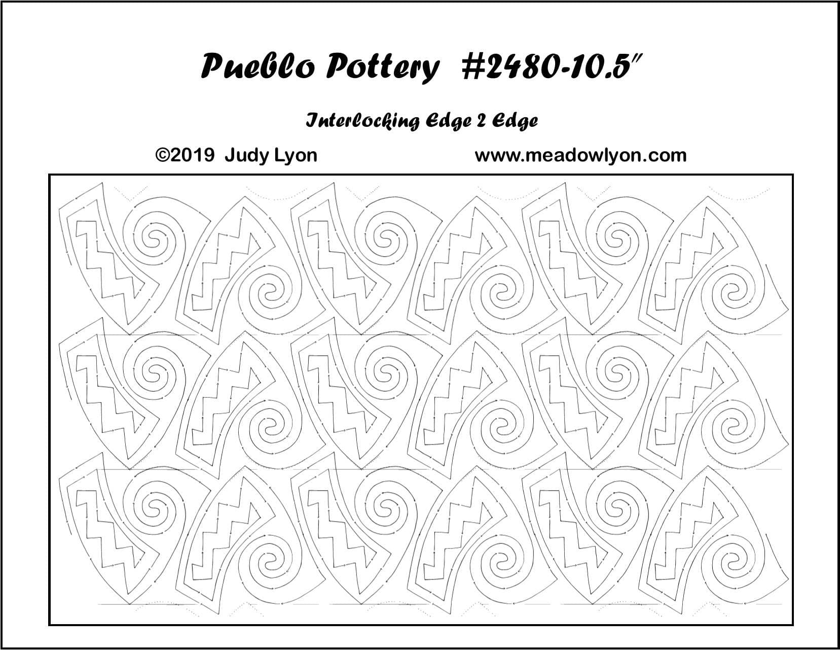 Pueblo Pottery #2480 10.5