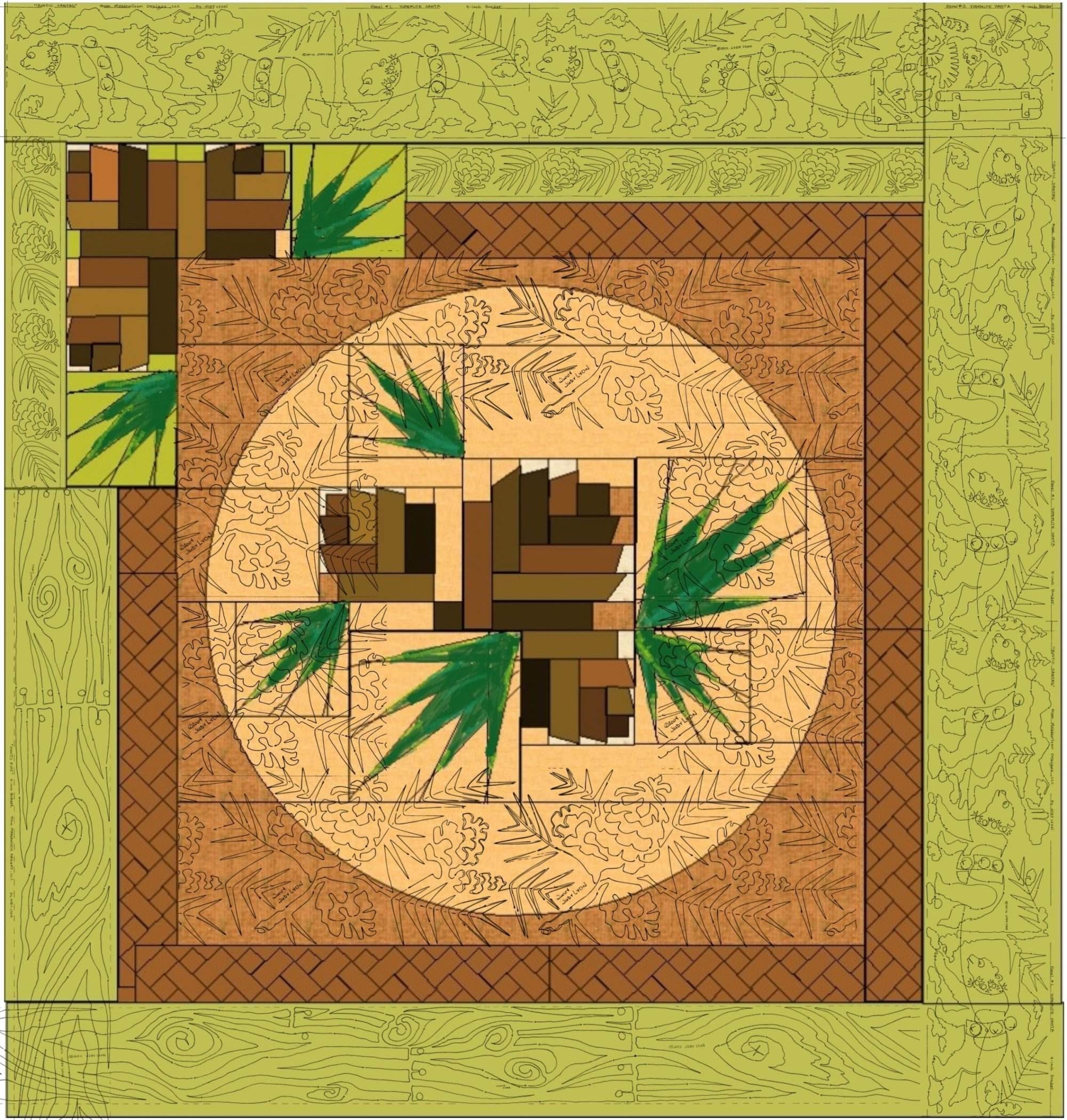 Sweet Pine Quilt PDF