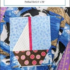 Paper Pieced Sailboat