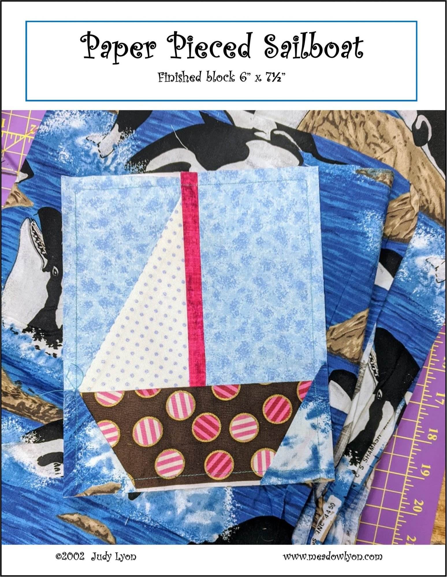 Paper Pieced Sailboat