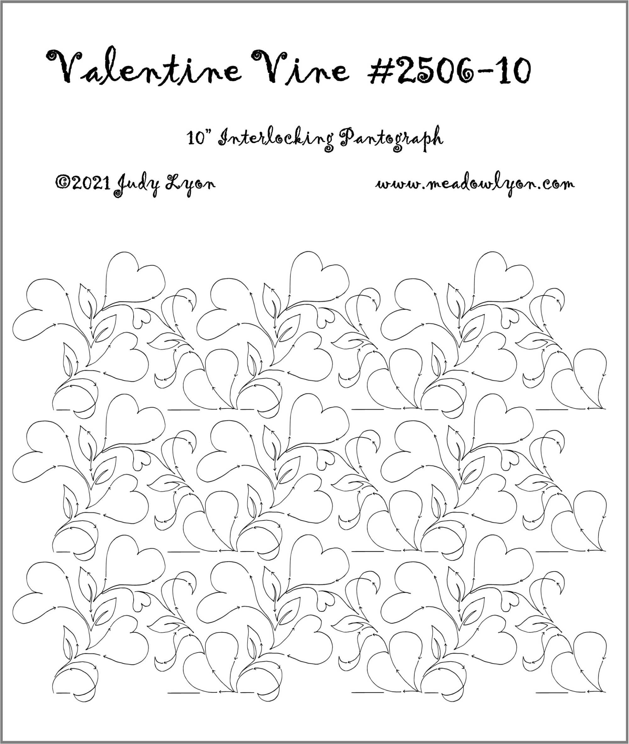 Valentine vine stacked
