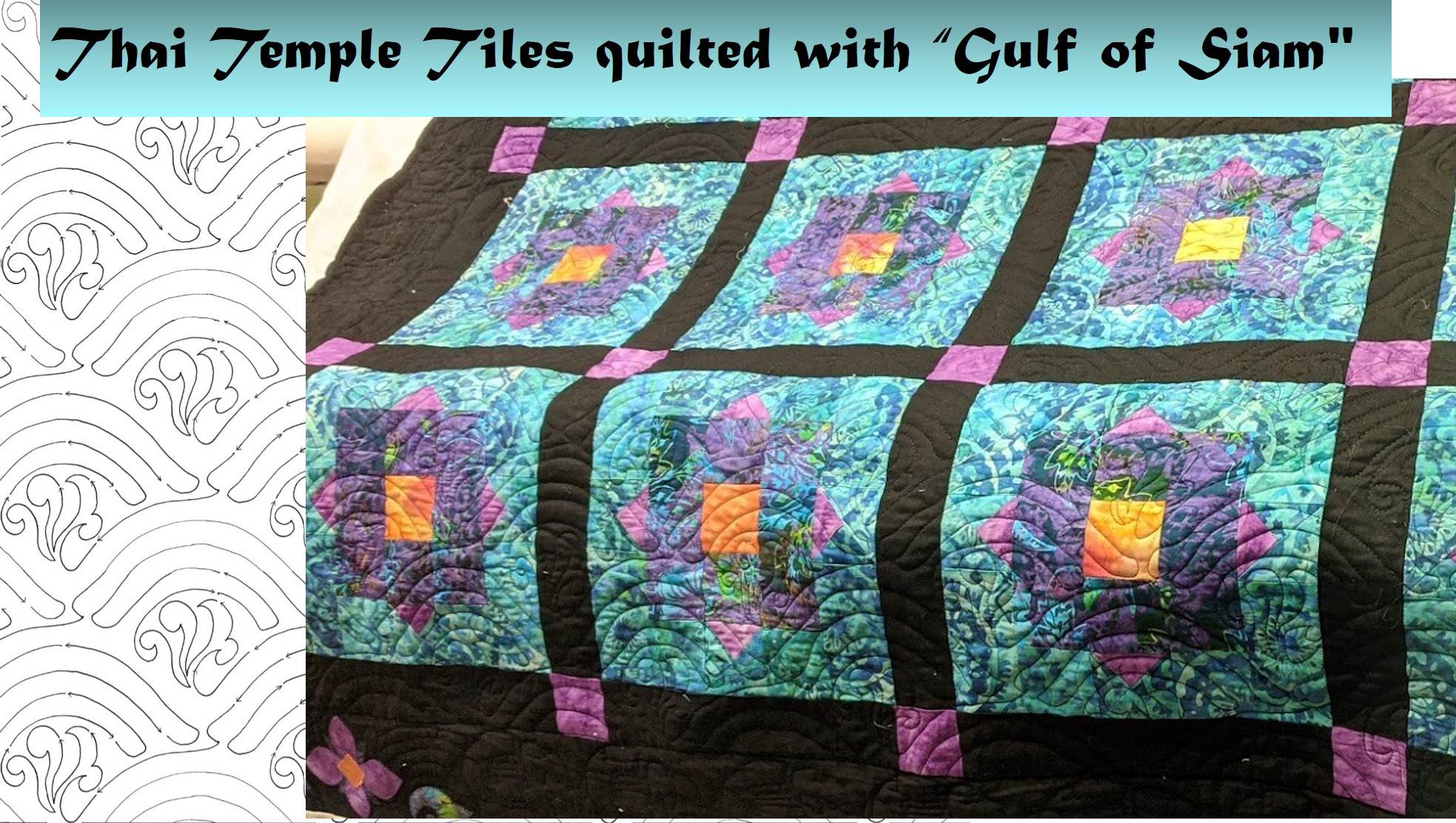Thai Temple Tiles Quilt PDF - Image 8