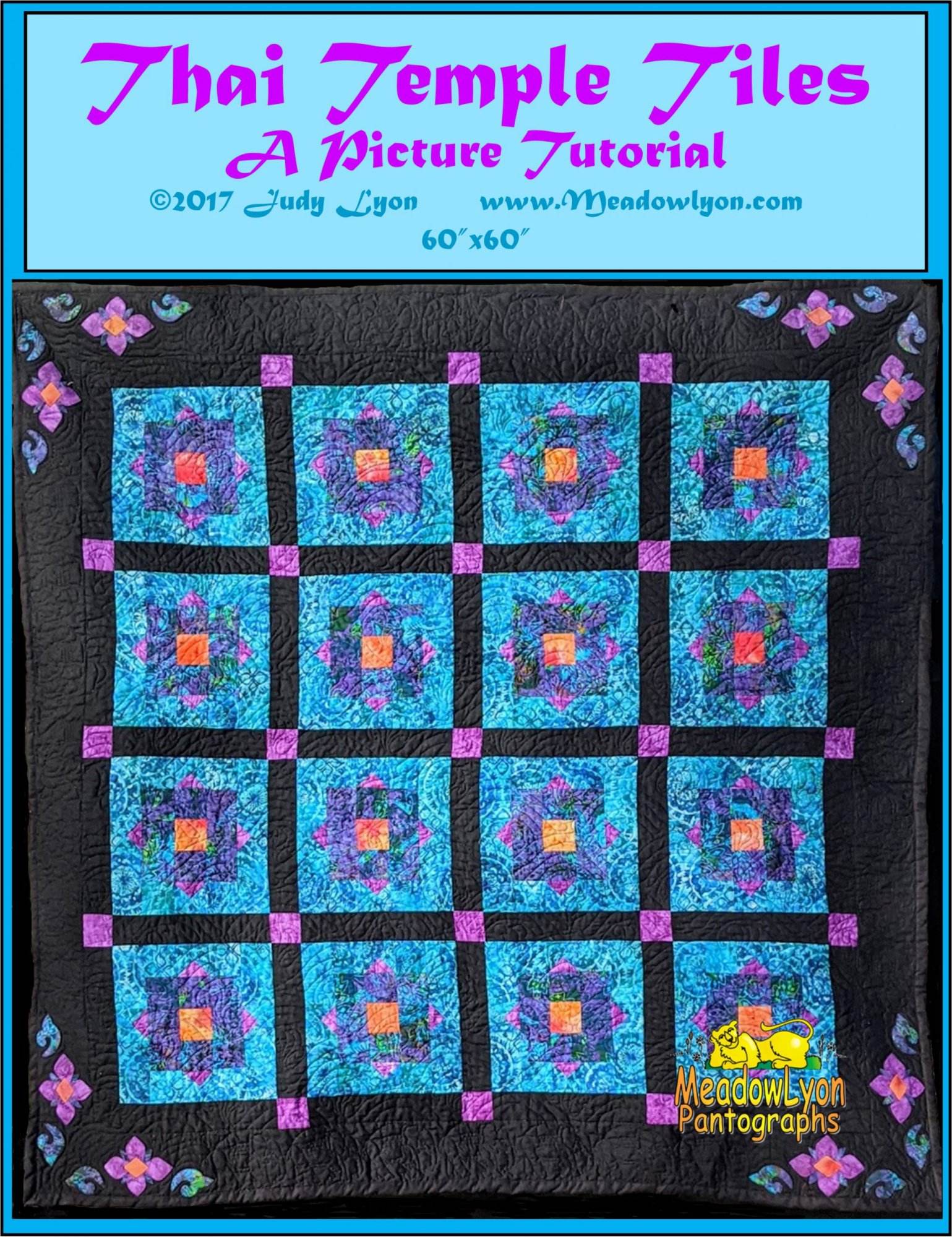 Thai Temple Tiles Quilt PDF