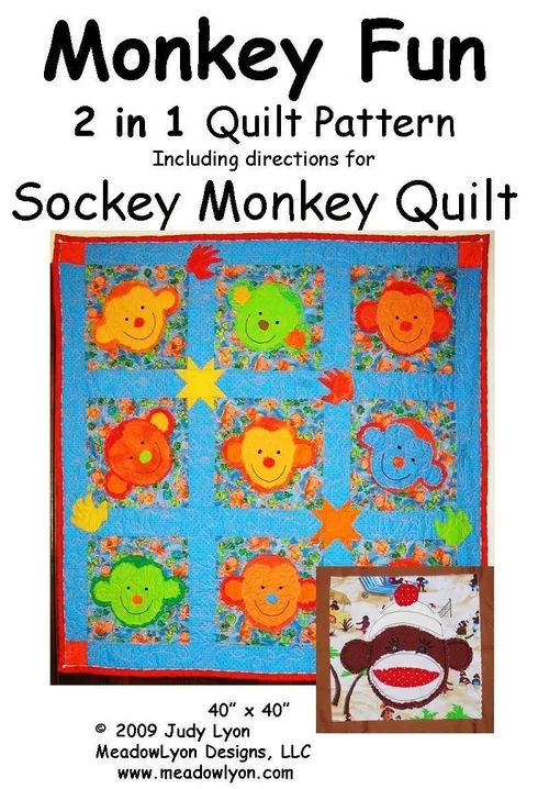 Funny Monkey Quilt Pattern Funny Monkey Quilt Pattern