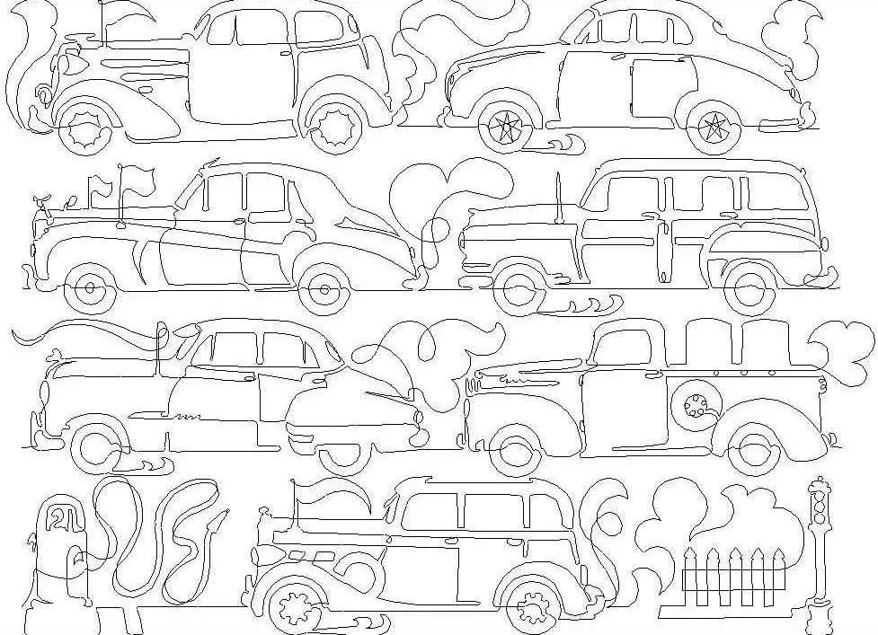 Car Classics 8" Pictogram