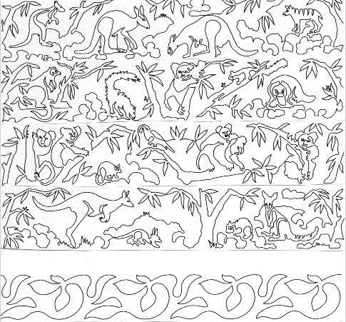 Down Under 6" Border Pattern