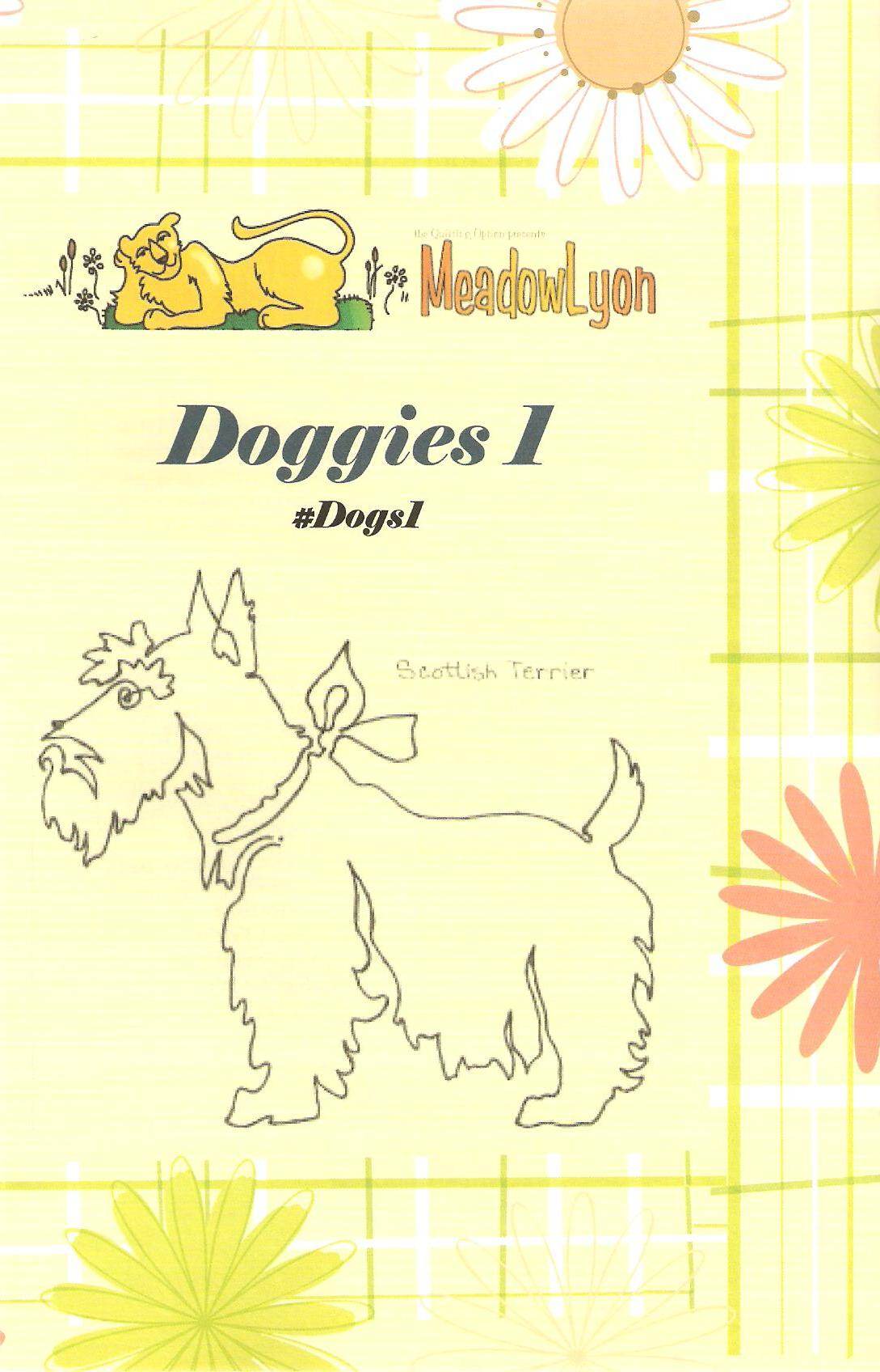 Doggies Set #1 - 8" Block Pattern - Image 2