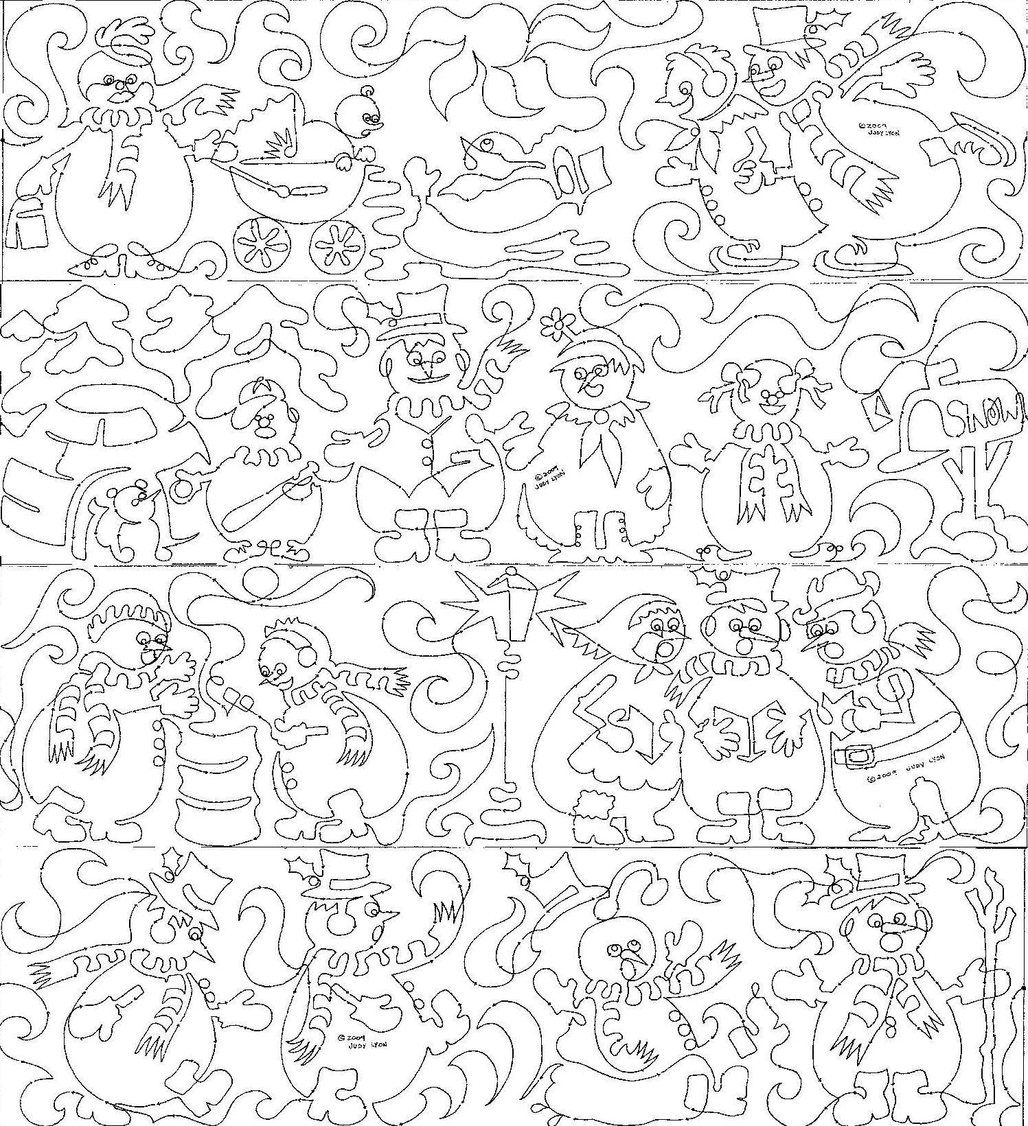 Silly Snowmen 11" Pictogram - Image 3
