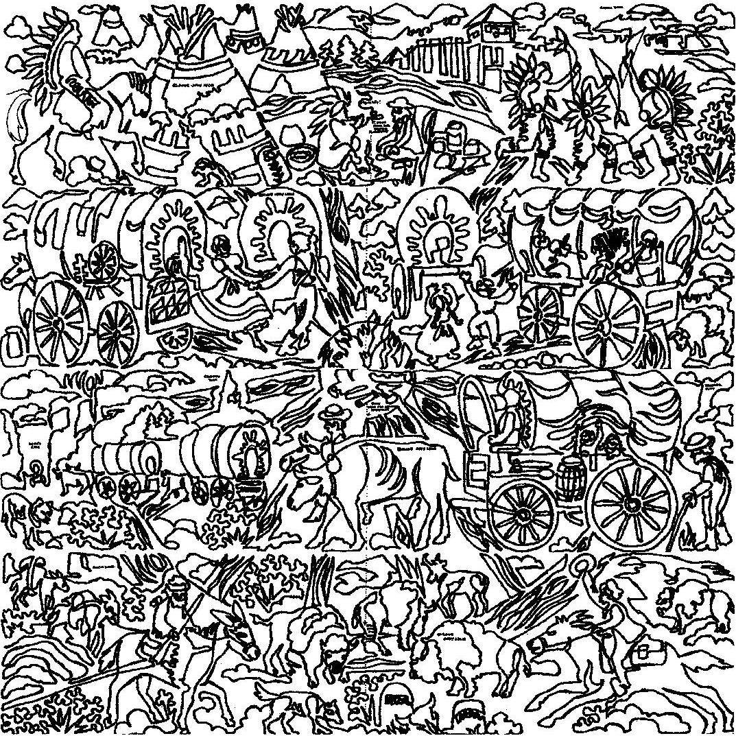 Westward Ho 11" Pictogram