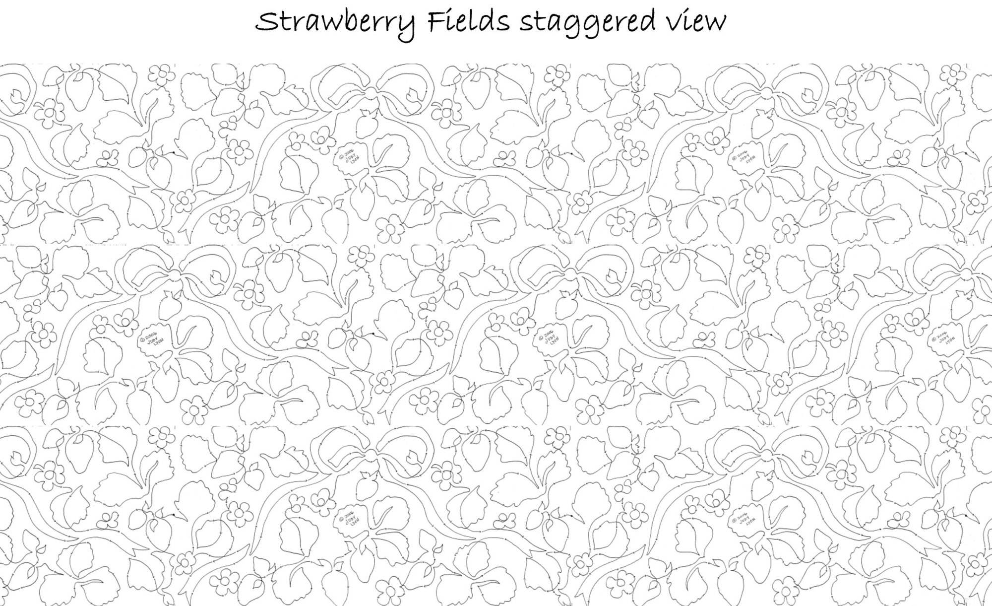Strawberry Fields 11" Edge-to-Edge - Image 5