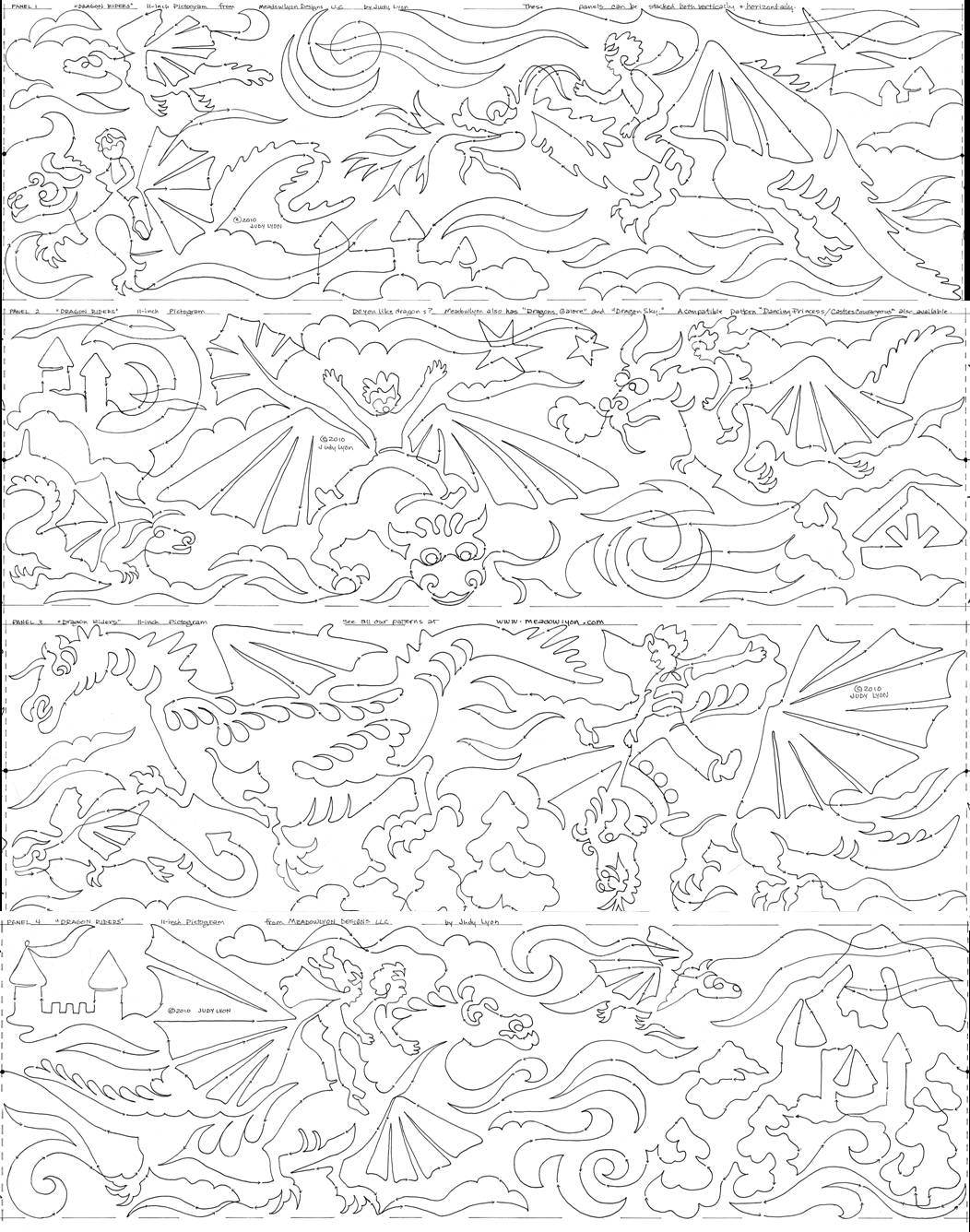 Dragon Riders 11" Pictogram