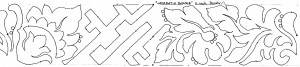 a delightful Indonesian Batik border