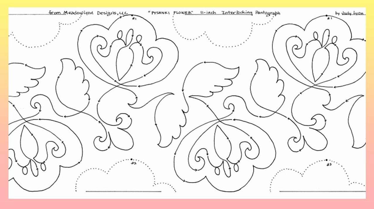 Pysanki Flower 11" Interlocking