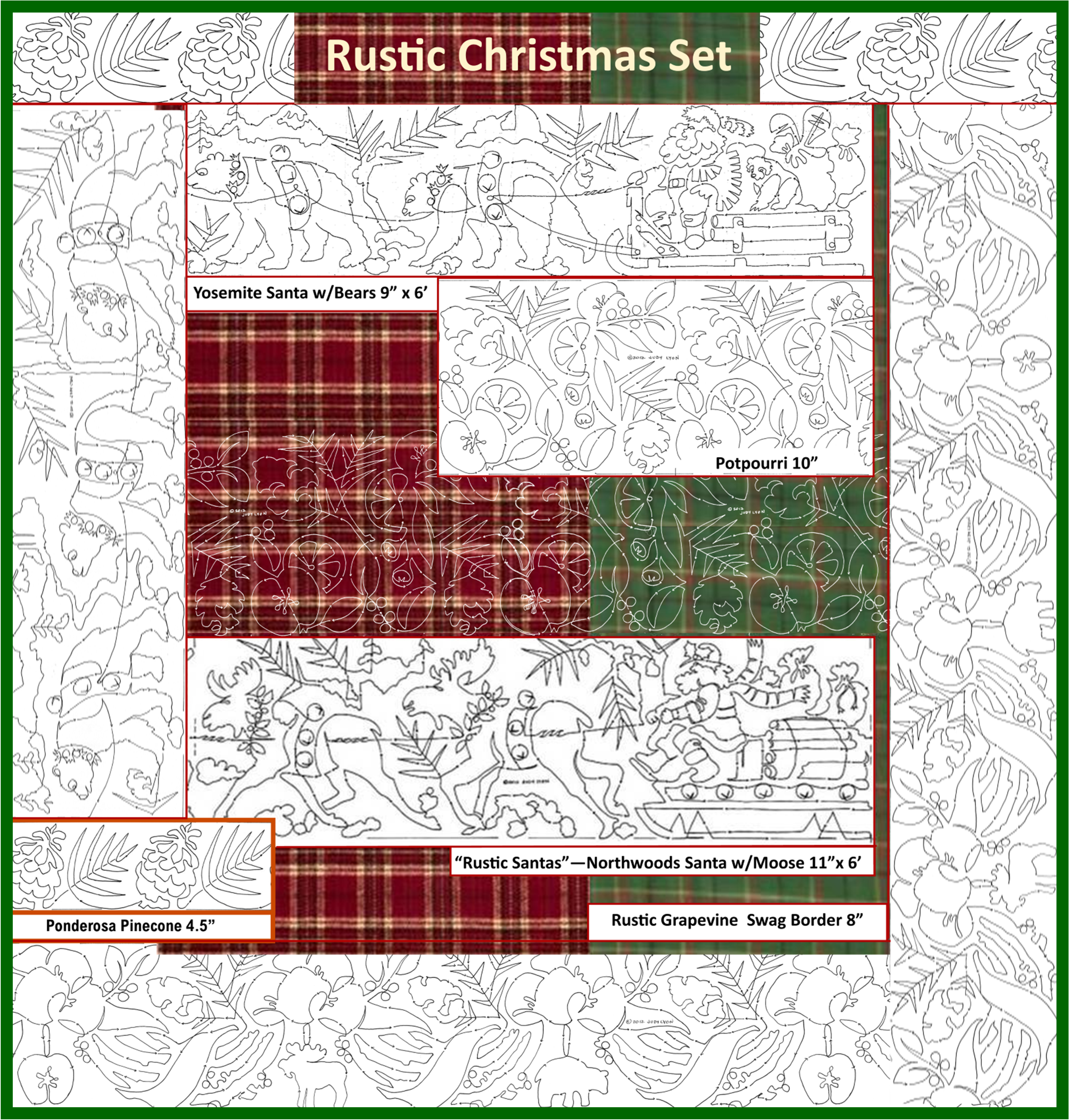 Rustic Christmas Set #48