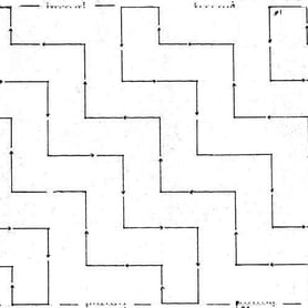 Zig Zag 11" Edge to Edge