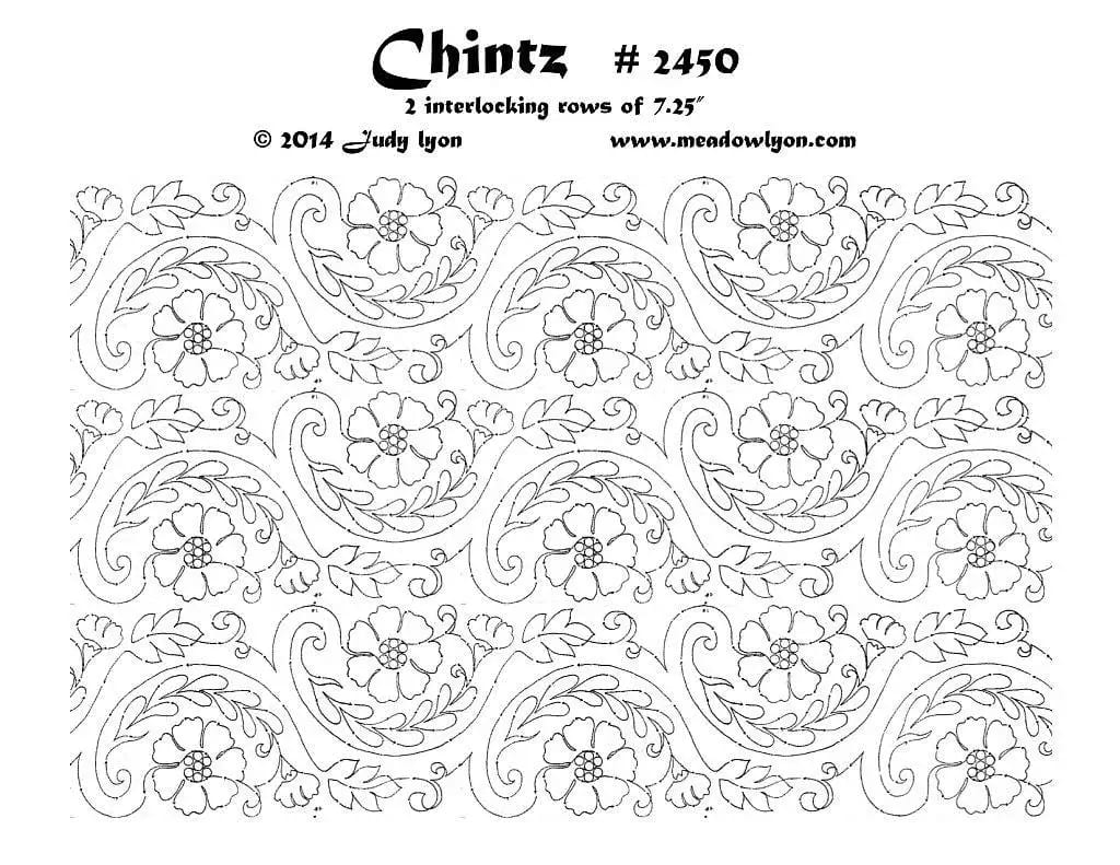 Chintz 11", 2 rows of 8" Interlocking - Image 2